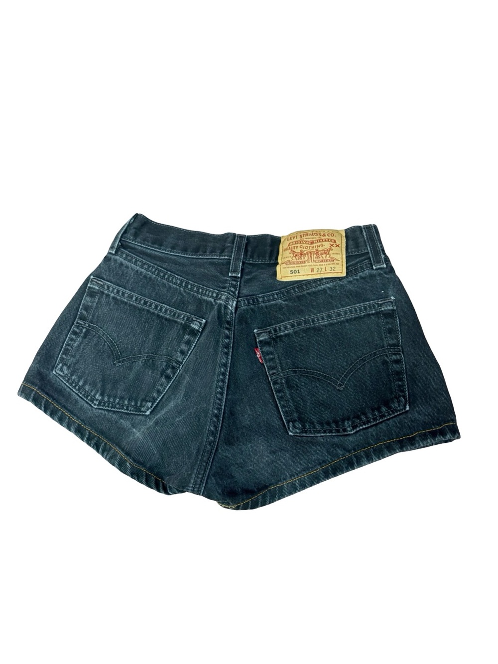 Authentic Vintage Levi’s 501 Grey High Waist Denim Shorts